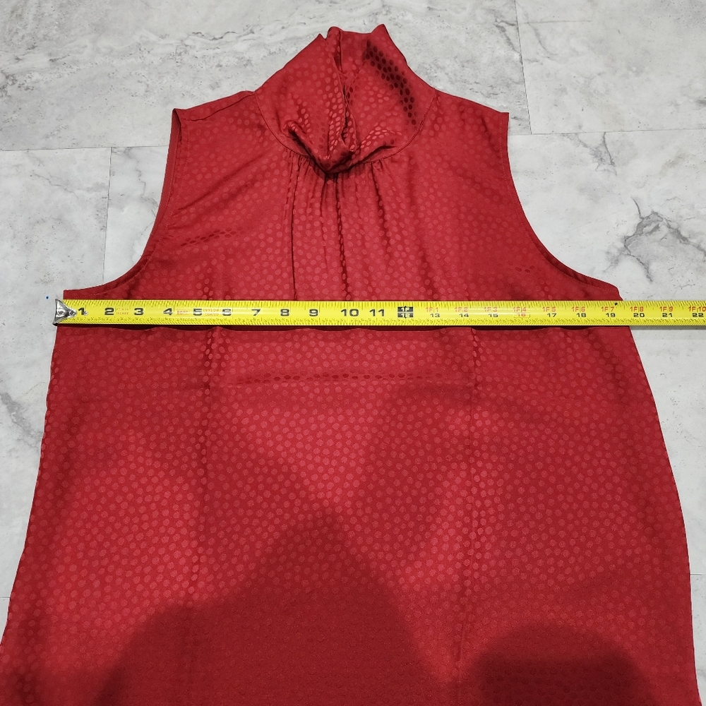 Ann Taylor Blouse Womens Sleeveless Halter Keyhole Button Small - Picture 9 of 9